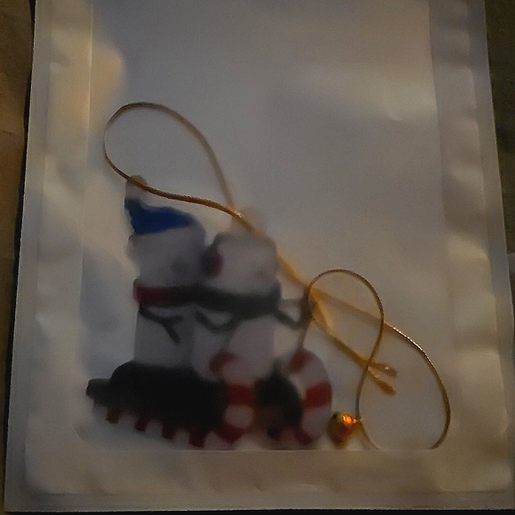 Mr. & Mrs. Snowman Christmas Ornament - Picture 3 of 4